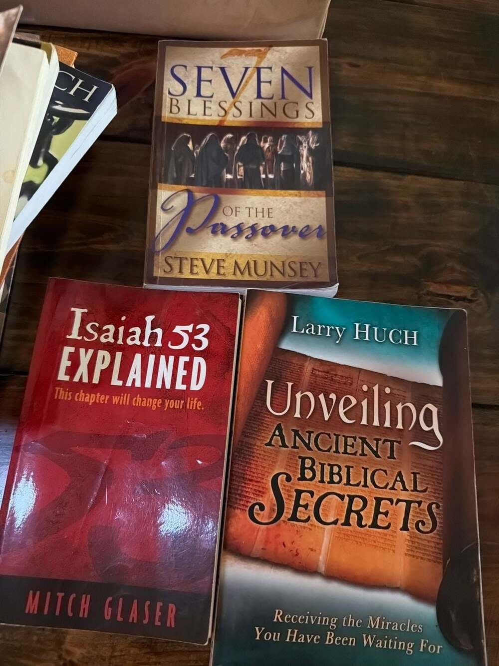 Bundle of 3 Christian Books: Seven Blessings of the Passover, Isaiah 53 Explaine